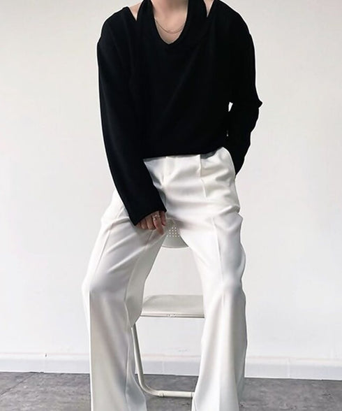 Overlapping Long Sleeve T-shirts